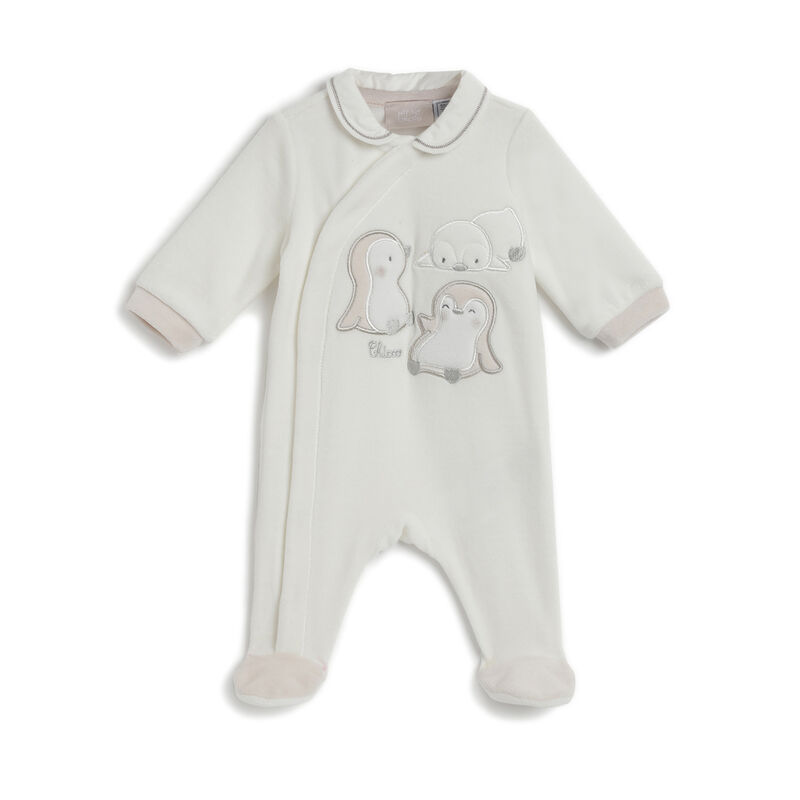 Infants Bronze Applique Front Opening Babysuit image number 0